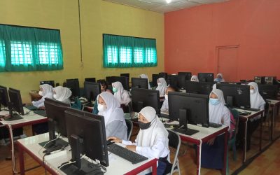 Pelaksanaan Gladi Bersih ANBK Tahun 2021 Peserta Didik Kelas VIII
